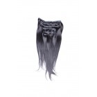 Sunny Queen Natural Color Silky Straight Mongolian Virgin Hair Clip In Human Hair Extensions