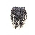 Sunny Queen Loose Wave Brazilian Virgin Hair Clip In Huamn Hair Extensions Natural Color