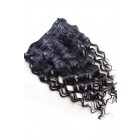 Sunny Queen Natural Color Loose Wave Mongolian Virgin Hair Clip In Human Hair Extensions