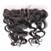 Sunny Queen Natural Color Body Wave Brazilian Virgin Hair Lace Frontal Closure 13x4inches