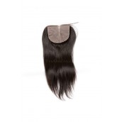 Sunny Queen Natural Color Silk Straight Brazilian Virgin Hair Silk Base Closure 4x4inches