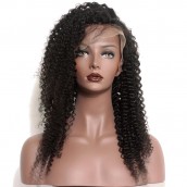 Sunny Queen Natural Color Kinky Curly Full Lace Wigs Unprocessed Brazilian Virgin Human Hair