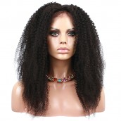 Sunny Queen Natural Color Afro Kinky Curly Human Hair Wig Brazilian Virgin Hair Full Lace Wigs