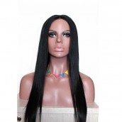 Sunny Queen Natural Color Unprocessed Brazilian Virgin 100% Human Hair Silk Straight Full Lace Wigs
