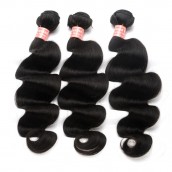 Sunny Queen High Quality Body Wave Brazilian Virgin Human Hair Extensions Weave 3 Bundles