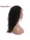 Pre Plucked 360 Circular Lace Frontal Wigs Brazilian Kinky Curly 180% Density Full Lace Human Hair Wigs