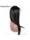 Pre-Plucked 360 Lace Wigs 180% Brazilian Straight Hair Full Lace Front Human Hair Wigs Natural Hairline