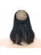 Brazilian Virgin Hair Yaki Straight 360 Lace Frontal Band Natural Hairline With Two Bundles