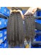 Peruvian Virgin Hair Kinky Straight Free Part Lace Closure with 3pcs Weaves