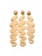 Platinum Blonde Virgin Hair #613 Color Body Wave Brazilian Virgin Human Hair Weave 3pcs Bundle