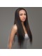 Natural Color Light Yaki Brazilian Virgin Hair Lace Front Human Hair Wigs