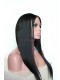 Natural Color Silk Straight Silk Top Lace Wigs Brazilian Virgin Human Hair