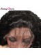 250% Density Lace Front Human Hair Wigs Brazilian Deep Wave Pre Plucked Full Lace Wigs For Black Women