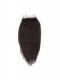Natural Color Kinky Straight Peruvian Virgin Hair Free Part Lace Closure 4x4inches