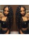 250% Density Wig Pre-Plucked Natural Hair Line Loose Curly Lace Front Human Hair Wigs