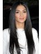 Natural Color Unprocessed Brazilian Virgin 100% Human Hair Silk Straight Full Lace Wigs