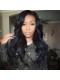 Natural Color Unprocessed Peruvian Virgin 100% Human Hair Body Wave Full Lace Wigs