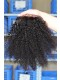 Mongolian Virgin Hair Afro Kinky Curly Free Part Lace Closure with 3pcs Weaves