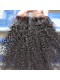 Mongolian Virgin Hair Afro Kinky Curly Free Part Lace Closure with 3pcs Weaves