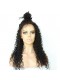 Natural Color High Quality 100% Brazilian Virgin Human Hair Wig Deep Curly Lace Front Wigs