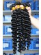 Malaysian Virgin Human Hair Extensions Deep Wave Hair Wave 4 Bundles Natural Color