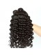 Lace Frontal Closure With 4Pcs Hair Bundles Brazilian Virgin Hair Deep Wave