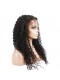 Natural Color Deep wave Brazilian Virgin Human Hair Glueless Full Lace Wigs