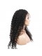 Natural Color Indian Remy Human Hair Wigs Deep Wave Silk Top Lace Wigs