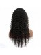 Natural Color High Quality 100% Brazilian Virgin Human Hair Wig Deep Wave Lace Front Wigs