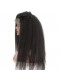 Kinky Straight Full Lace Wig 250% High Density Italian Coarse Yaki Full Lace Human Hair Wigs For Black Women