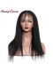 Italian Yaki Straight Full Lace Human Hair Wigs 150% Density Brazilian Lace Front Human Hair Wigs
