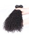 Natural Color Kinky Curly Hair Weaves Brazilian Virgin Human Hair 3 Bundles