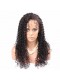 Brazilian Virgin Human Hair Wig Natural Color Kinky Curly Lace Front Wigs