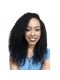 Natural Color Kinky Curly Hair Weaves Brazilian Virgin Human Hair 3 Bundles