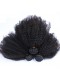 razilian Virgin Hair Afro Kinky Curly Lace Closure with 3pcs Weaves