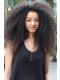 Natural Color Mongolian Afro Kinky Curly Virgin Human Hair Weave 3 Bundles