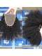 Mongolian Virgin Hair Afro Kinky Curly Free Part Lace Closure with 3pcs Weaves