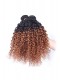 Ombre Hair Weave Color 1b/#30 Kinky Curly Virgin Human Hair 3 Bundles