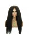 Kinky Straight Malaysian Virgin Hair Full Lace Human Hair Wigs Natural Color