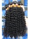 Kinky Curly Hair Peruvian Virgin Human Hair Weave 3 Bundles Natural Color