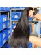 Natural Color Peruvian Virgin Human Hair Weave Yaki Straight 4pcs Bundles