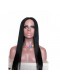 Natural Color Silk Straight 100% Indian Remy Human Hair Wig Lace Front Wigs