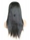 Silk Straight Brazilian Virgin Human Hair Glueless Full Lace Wigs Natural Color