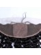 Natural Color Deep Wave Brazilian Virgin Hair Silk Base Lace Frontal Closure 13x4inches