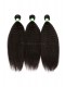 Indian Virgin Hair Kinky Straight Free Part Lace Closure with 3pcs Weaves