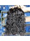 Natural Color Indian Remy Human Hair Extensions Weave Wet Wave 4 Bundles