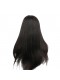 Natural Color Light Yaki Straight Unprocessed Peruvian Virgin Human Hair Full Lace Human Hair Wigs