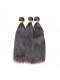 Brazilian Virgin Human Hair Natural Color Yaki Straight Hair Weave 3 Bundles