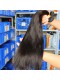 Indian Remy Human Hair Yaki Straight Hair Weave Natural Color 3 Bundles