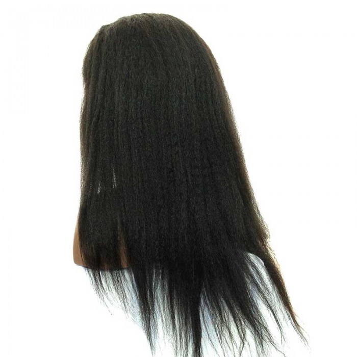Kinky Straight Malaysian Virgin Hair Full Lace Human Hair Wigs